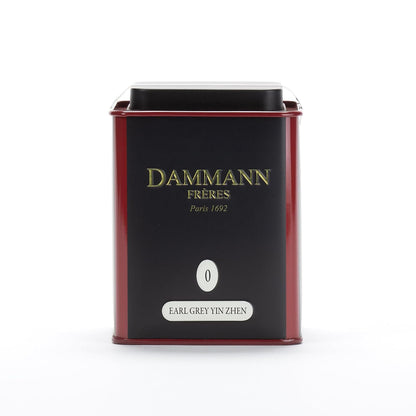Dammann Freres Loose Leaf Earl Grey Premium Gourmet Black French Tea Bergamot Citrus Flavors 3.52 Ounce Tin