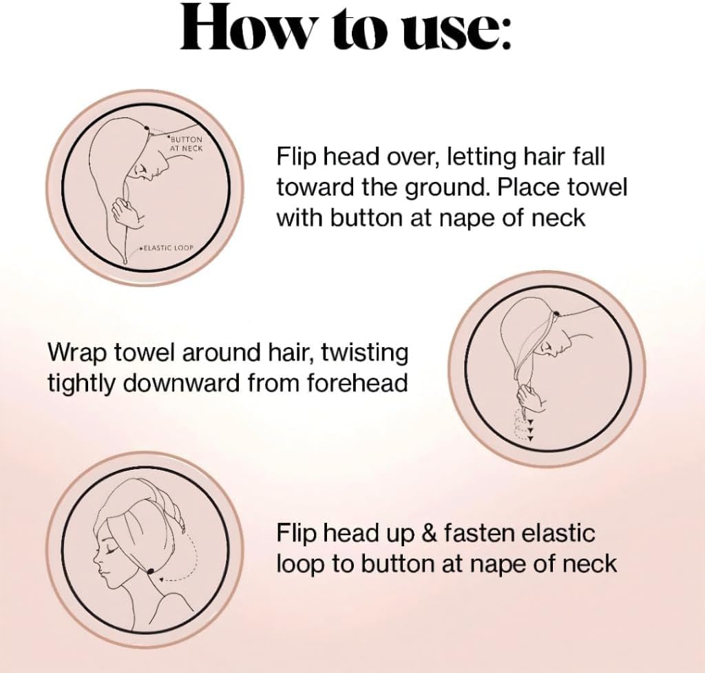 Luxury Microfiber Hair Towel Wrap for Women - Quick Dry, Super Absorbent Hair Turban, Soft & Lightweight Anti-Frizz Towel for Long, Thick & Curly Hair (Sage Green, 48" × 24")