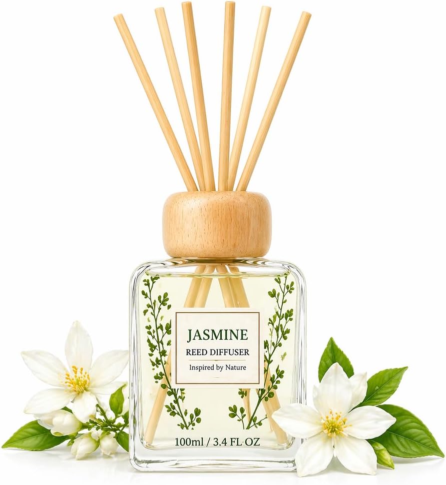 Luxury Hotel Scent Reed Diffuser 100ml (3.38oz) | No.1898 Hotel Collection Diffuser Oil Inspired by Ritz Carlton | Home, Bathroom & Office Decor | Long-Lasting Room Freshener Gift Set