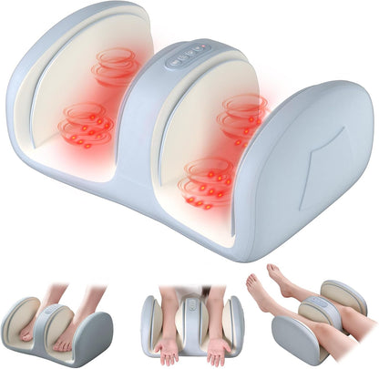 TISSCARE Shiatsu Foot Massager with Heat, FSA Eligible HSA Foot Massager for Plantar Fasciitis, Neuropathy, Circulation and Pain Relief, Massage Feet at Home/Office, Gift for Men and Women