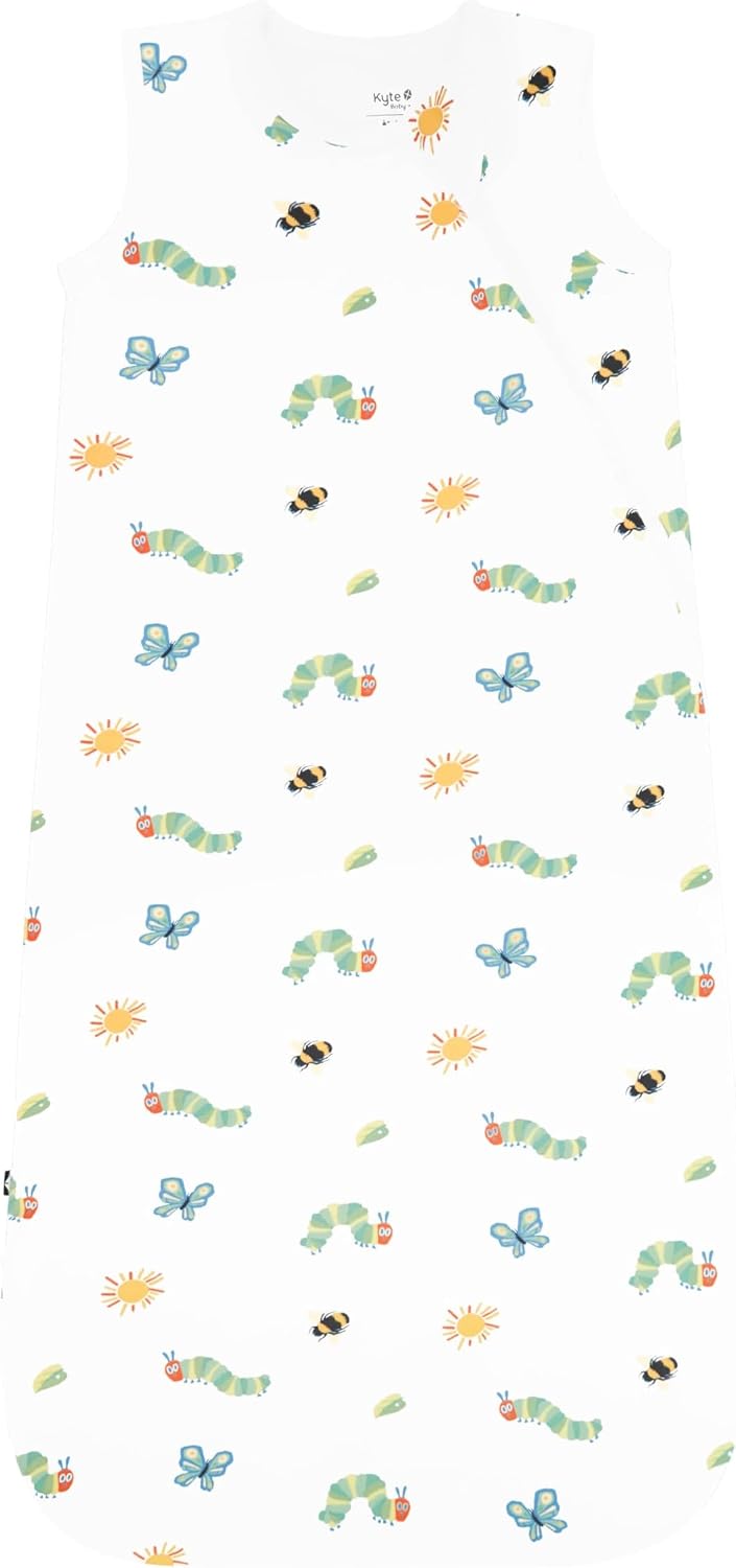 KYTE BABY Sleep Bag 1.0 TOG, Rayon Made From Bamboo Wearable Blanket, Dual Zipper For Infants And Toddlers Nursery Essentials