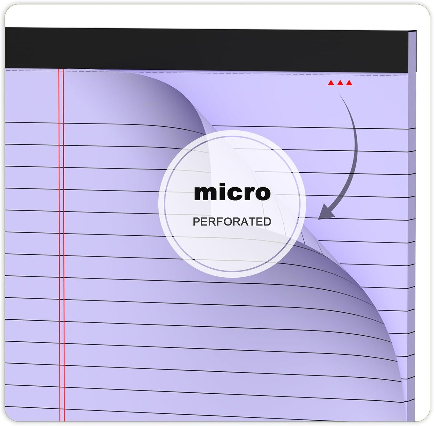 5pcs Small Note Pads 5x8 Notebook College Ruled Legal Pads Color Notepads 5 Pack Study Back Writing Pads 5 x 8 Perforated Narrow Ruled Pads of Paper for School & Office Supplies 30 Sheets/Pack