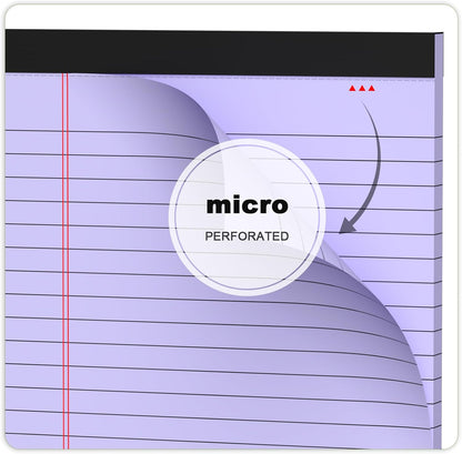 5pcs Small Note Pads 5x8 Notebook College Ruled Legal Pads Color Notepads 5 Pack Study Back Writing Pads 5 x 8 Perforated Narrow Ruled Pads of Paper for School & Office Supplies 30 Sheets/Pack