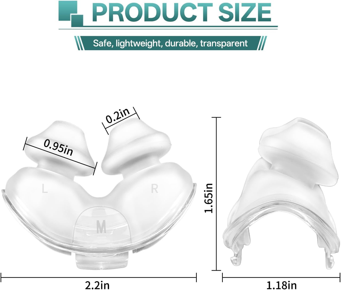 Replacement Nasal Pillow Cushion for ResMed Airfit P10,Compatible with Original Airfit P10 CPAP Mask,Reliable Seal & Perfect Fit,Ultra-Soft & Durable Replacement (Medium -3PCS)