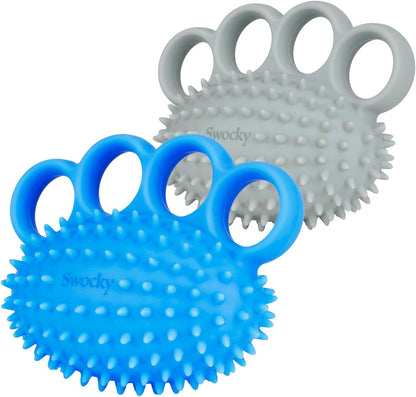Swokcy Stress Balls for Adults – Hand Exercise Ball & Squeeze Ball Grip Strength Trainer for Finger Therapy, Stress Relief, and Hand Workout(2 pack)