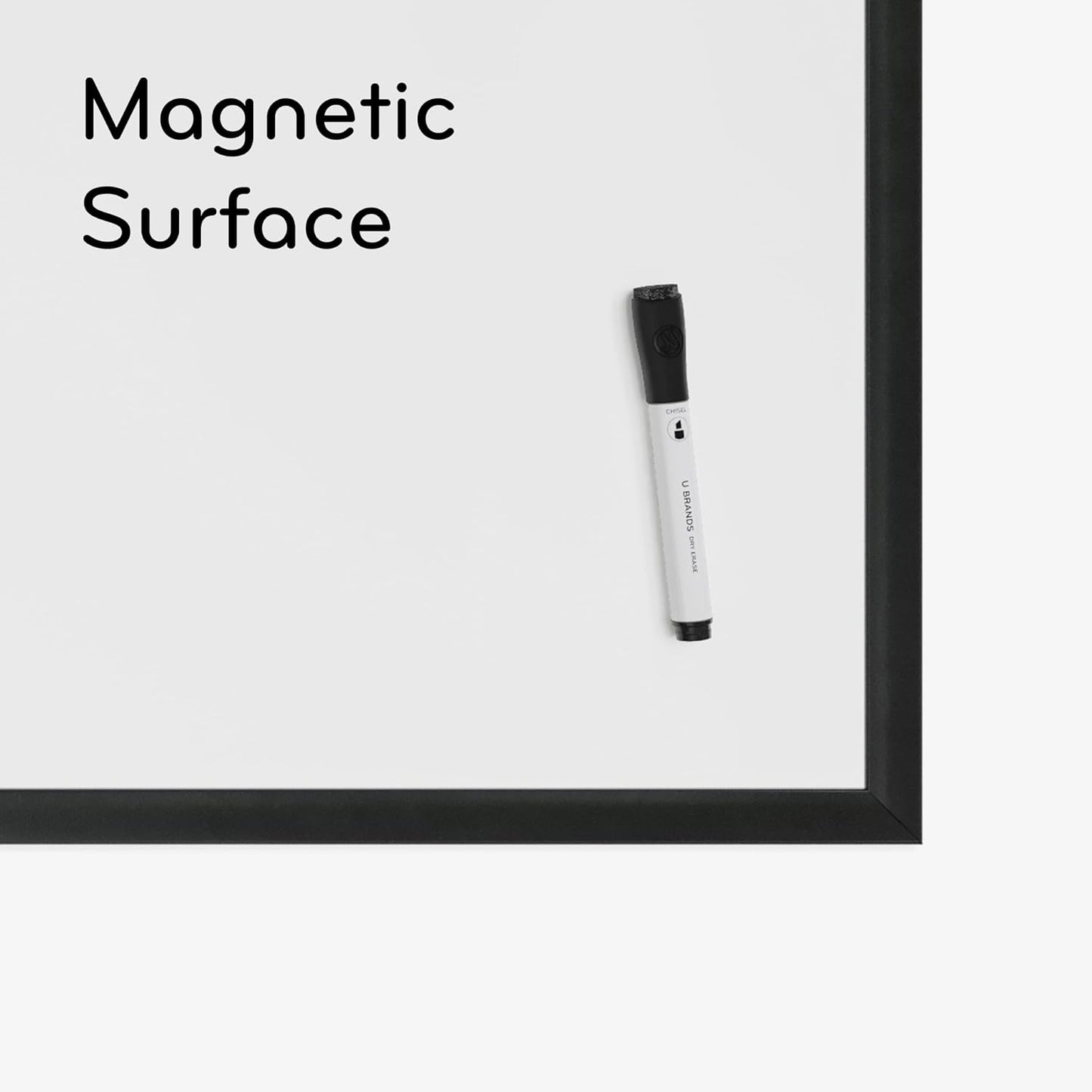 U Brands Magnetic Whiteboard, White Board Dry Erase Board for Wall, 11 x 18