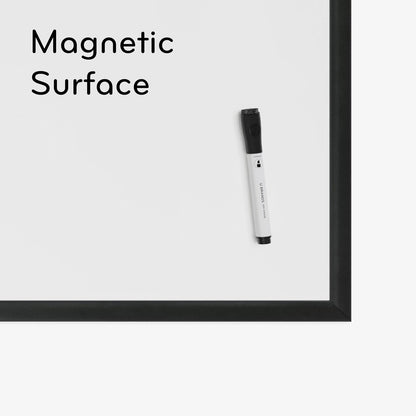 U Brands Magnetic Whiteboard, White Board Dry Erase Board for Wall, 11 x 18