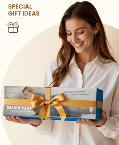 RENPHO Electric Heating Pad for Back with 10 Heat Levels