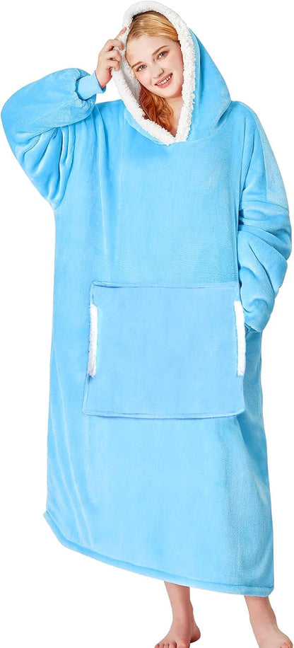 yescool Wearable Blanket Hoodie as Christmas Birthday Gifts for Women Mom - Colors A