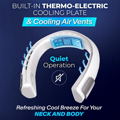 Arctic Air Freedom Touch Neck Fan, Blows Cold Air, Rechargeable, 3 Speed