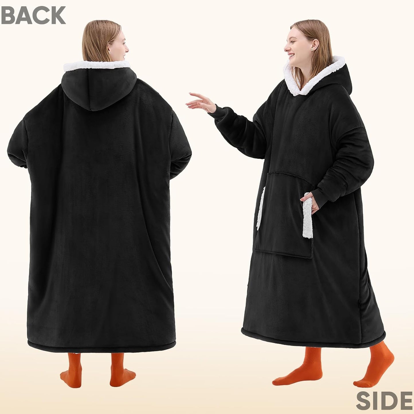 yescool Wearable Blanket Hoodie as Christmas Birthday Gifts for Women Mom - Colors A
