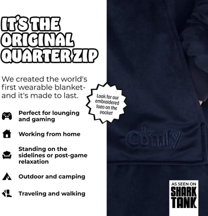 THE COMFY Original | From Shark Tank | Patented | Oversized Sherpa Wearable Blanket Hoodie| Gift for Women & Men | One Size