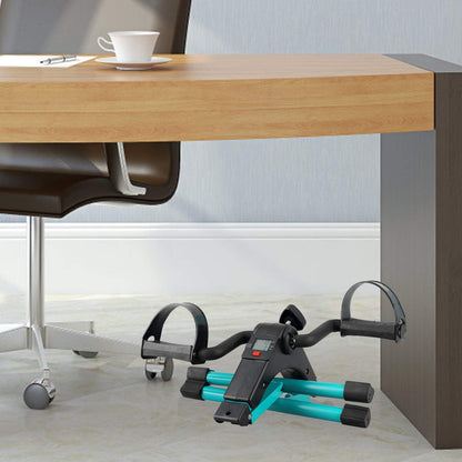 Folding Pedal Exerciser, Mini Exercise Bike Under Desk Bike