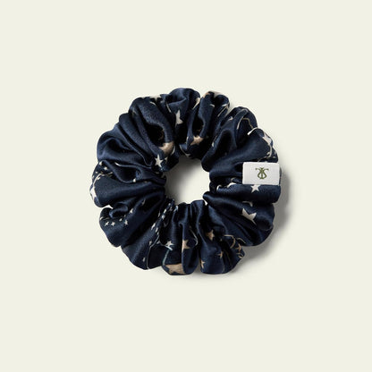 LILYSILK Silk Hair Scrunchies / Ties for Frizz & Breakage Prevention, 100% Mulberry, No Damage, Elastic ponytail Holders, 1Pc, Coffee - Colors A