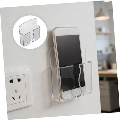 Lurrose Wall Mount Phone Charger Stand with Charging Hole, 4 Pack PC