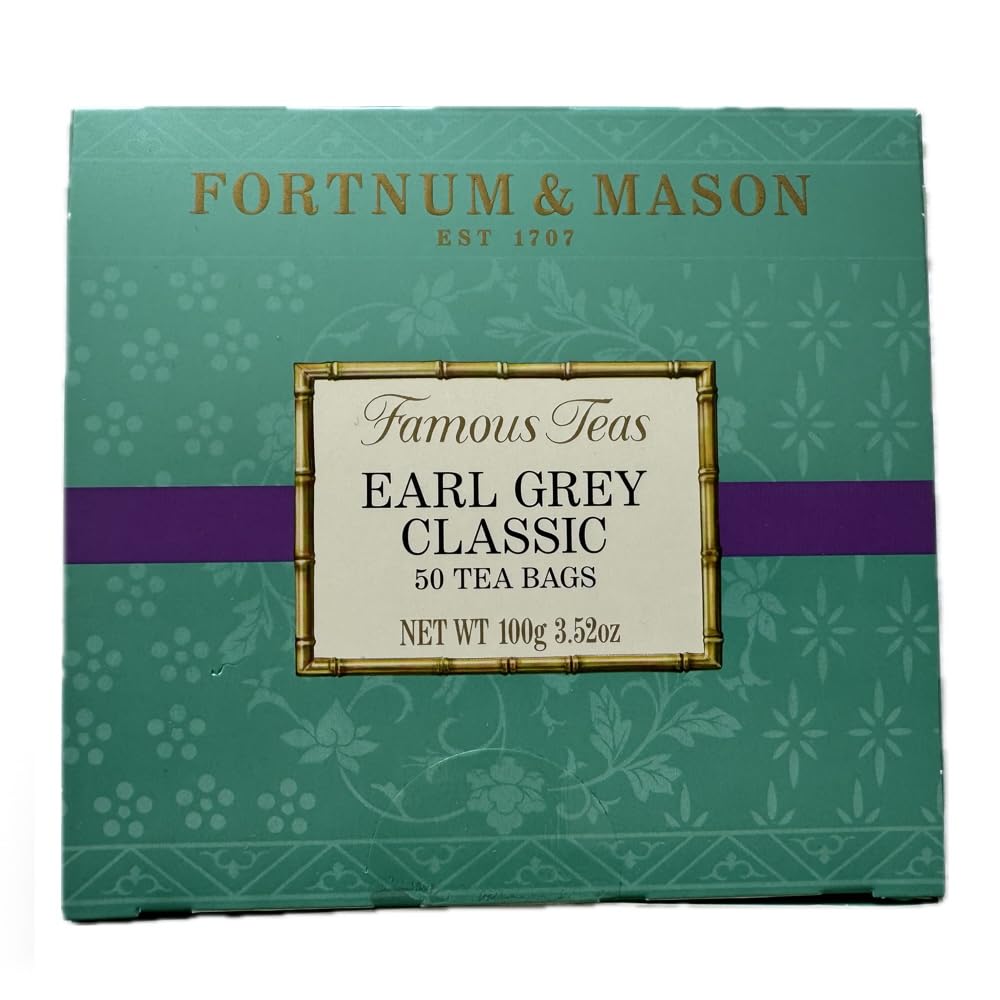 Fortnum and Mason Earl Grey Classic 50 Count Tea Bags (1 Pack)