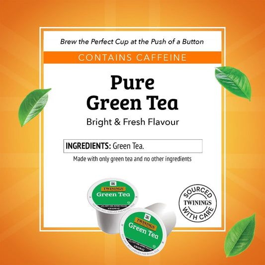 Twinings Green Tea K-Cup Pods for Keurig, 12 CT Box (6 Pack)