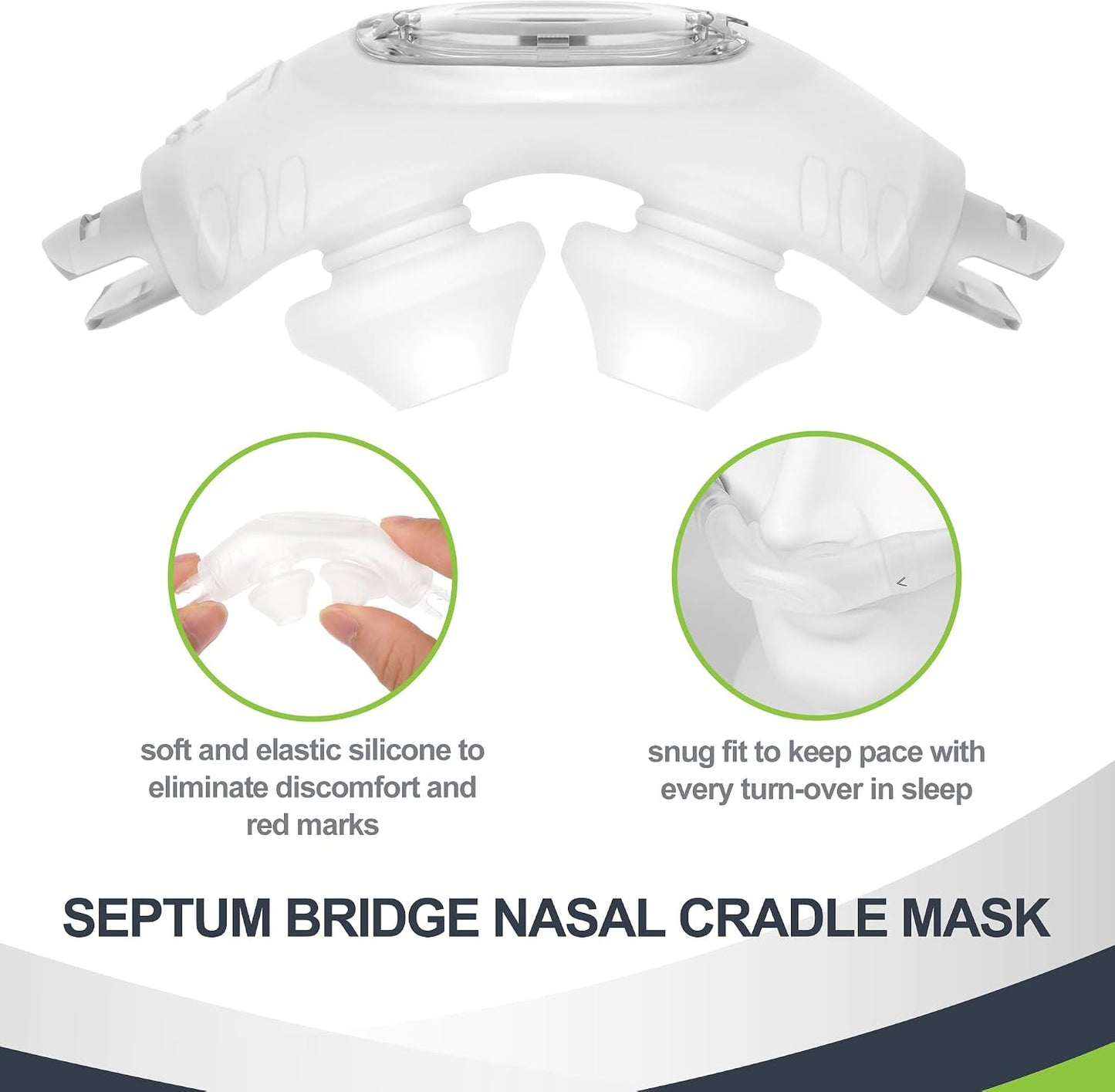 P30i Nasal Pillows Replacement Cushion for P30i Medium, Ultra-Compact Cradle for Comfortable Wearing