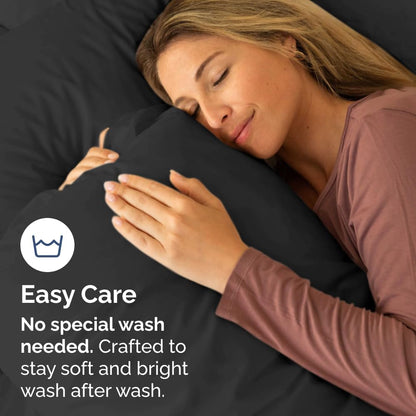Standard Pillow Cases Set of 10 - Ultra Soft Hotel Quality Pillowcase Covers - Comfy, Cozy & Wrinkle Free - Shrink, Stain and Fade Resistant - Machine Washable Pillow Protectors - 10 Pcs Set - White - Colors B