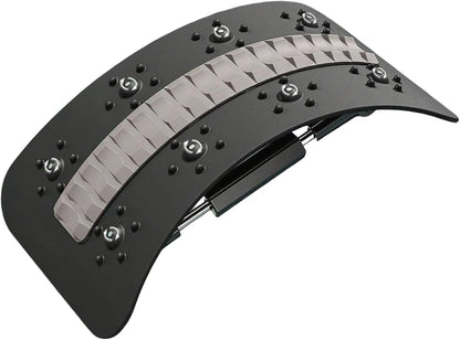 Back Stretcher Device, Multi-Level Back Support Adjustable, Spinal Board Massager with Curved Design, Stretching Equipment Tool Relieves Tension, for Daily Stretching and Relaxation