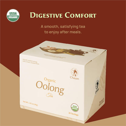 Chayan Oolong Tea Bags Organic,20 Count