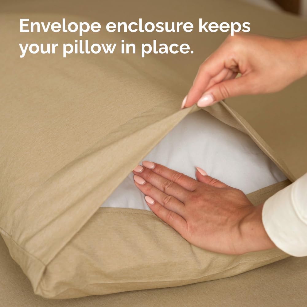 Standard Pillow Cases Set of 10 - Ultra Soft Hotel Quality Pillowcase Covers - Comfy, Cozy & Wrinkle Free - Shrink, Stain and Fade Resistant - Machine Washable Pillow Protectors - 10 Pcs Set - White - Colors B