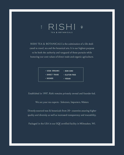 Rishi Tea Jasmine Green Tea, Organic Herbal Tea Bags, 2-Pack - Contains Caffeine, USDA Certified, Floral Aroma & Taste, 15 Sachets in Each, Direct Trade