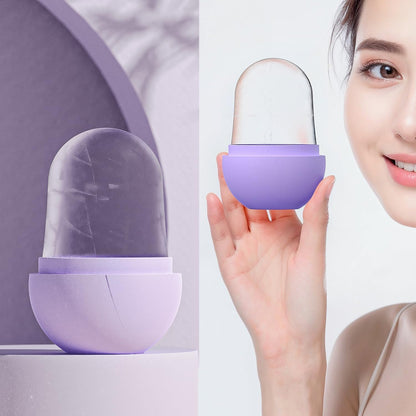 Silicone Ice Mold Facial Rollers, Beauty Ice Roller, Relieve Fine Wrinkles