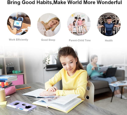 ySky Phone Lock Box with Timer,Phone Access Blocker Device for Cell Phones, Limits Smartphone Access, Reduces Screen Time & Improves Focus,Timed Jail Locker to Help Kids,Students, Adults Focus Back