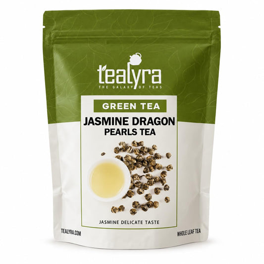 Tealyra | Imperial Jasmine Dragon Pearls Green Tea, 220g (8 oz)