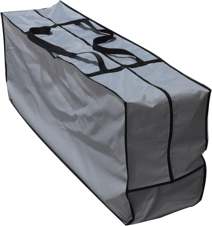 Outdoor Square Cushion/Cover Storage Bag, Protective Zippered Storage Bags with Handles, 32''L x 32''W x 24''H Black