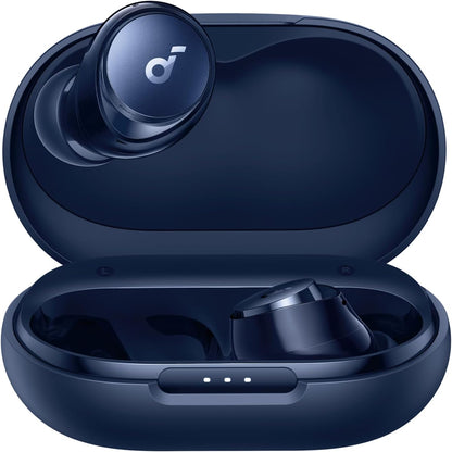 Soundcore by Anker Space A40 Auto-Adjustable Active Noise Cancelling Wireless Earbuds, Reduce Noise by Up to 98%, 50H Playtime, Comfortable Fit, App Customization, Wireless Charge (White)