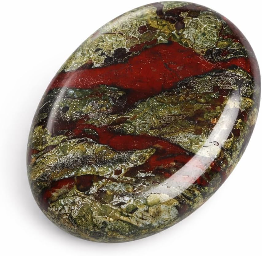Natural Polished Thumb Palm Crystal for Meditation, Labradorite Worry Stone for Stress Relief, Anxiety Support & Pocket Reiki Healing