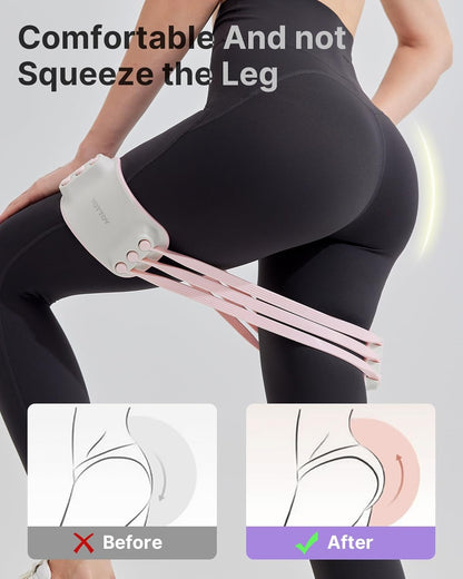 YOTTOY Cross Resistance Band for Full Body Workout,Elastic Exercise Bands for Legs,Arms,Glutes,Stretch Bands for Exercise,Yoga Straps for Stretching, Booty Bands for Home Gym
