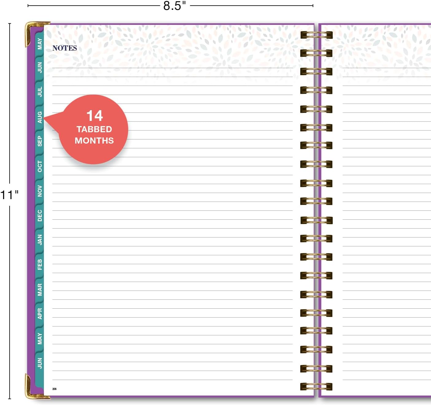 FAMILY PLANNER ORGANIZER – 8.5" x 11" Weekly & Monthly Calendar (May 2026-Jun 2027). 5+ People, Meal Planning, Budgeting, Habit Tracker – Hardcover, Household Schedule Organizer for Parents, Kids, & Caregivers (Navy Gold Numbers)