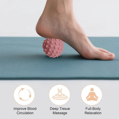 Foot Massage Ball Myofascial Release, Pain Relieve from Plantar Fasciitis, Massage Tool for Tight Muscles and Sore Feet, Restore Foot Massage Roller