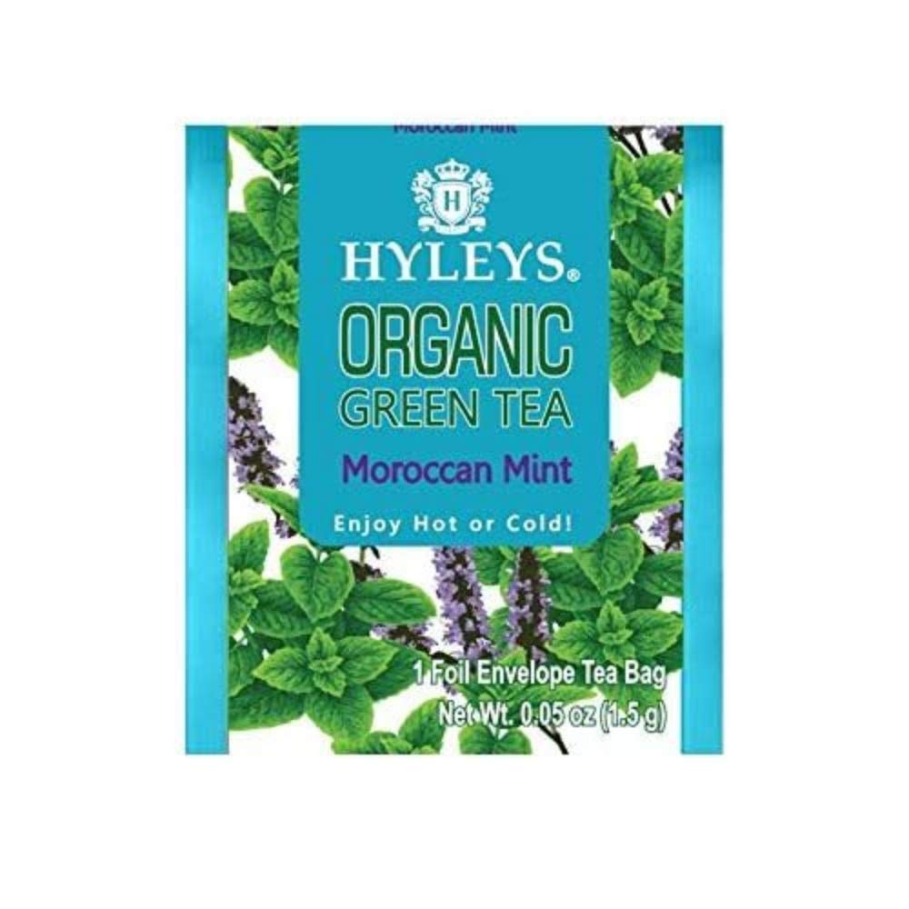 Hyleys Organic Green Tea, Acai & Blueberry Flavor, Natural, 25 Tea Bags