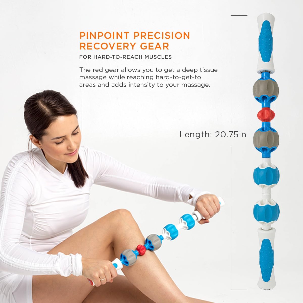 ProStretch Pro Roller Massage Stick, Deep Tissue Recovery for Muscle Soreness, Physical Therapy, and Myofascial Release