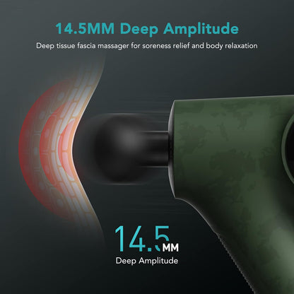Opove Apex Massage Gun Deep Tissue 14.5mm Percussion Fascia Muscle Massager for Athletes Workout Pain Relief Recovery Relaxation, Professional Therapist Choice, Ergonomic for Effortless to Use