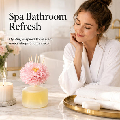 Luxury Hotel Scent Reed Diffuser 100ml (3.38oz) | No.1898 Hotel Collection Diffuser Oil Inspired by Ritz Carlton | Home, Bathroom & Office Decor | Long-Lasting Room Freshener Gift Set