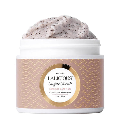 LALICIOUS Endless Summer Exfoliating & Moisturizing Body Scrub | Sugar & Coconut Oil | Pre-Shave Scrub for Ingrown Hairs & Razor Bumps | Gently Buffs & Smooths Sensitive Skin | No Parabens Large 16oz