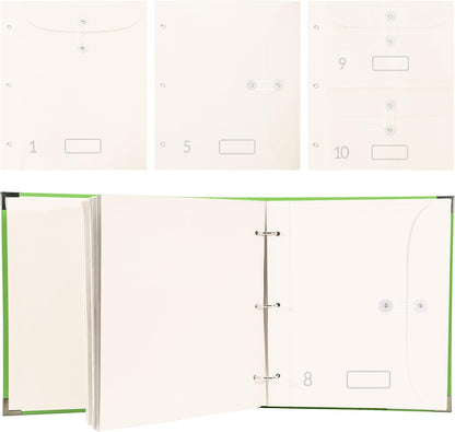 Important Document Organizer – Emergency File Folder Protect Your Family’s Legacy with 3-Ring and Label Pockets, Perfect for Home Office Filing and Gift Giving on Special Occasions