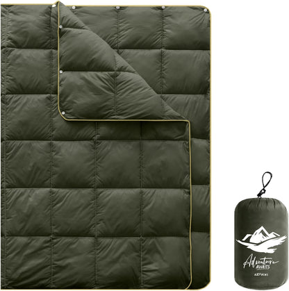 Mini Camping Blanket Lightweight Puffy Camp Blanket