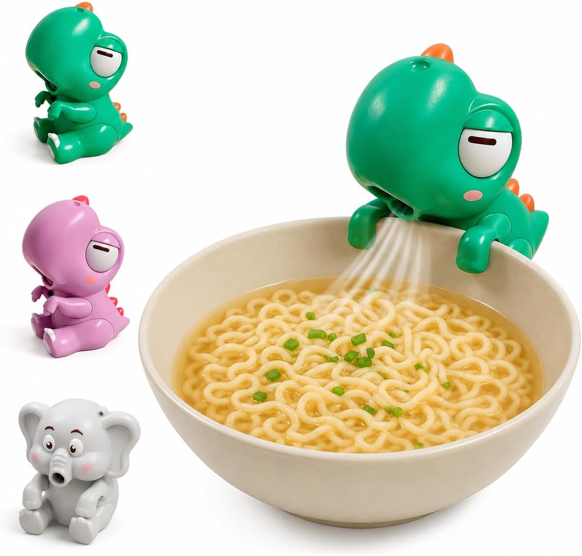 Cooling Clip-On Mini Fan for Cup & Bowl,Dinosaur Animal Fans Coffee Chiller