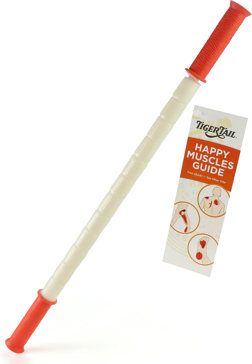 Tiger Tail The Stick - Bendy 15” Flexible Muscle Roller Stick for Myofascial Release & Trigger Points - Bendable Deep Tissue Massager for Legs, Back, Shoulders - Relieve Soreness & Improve Recovery