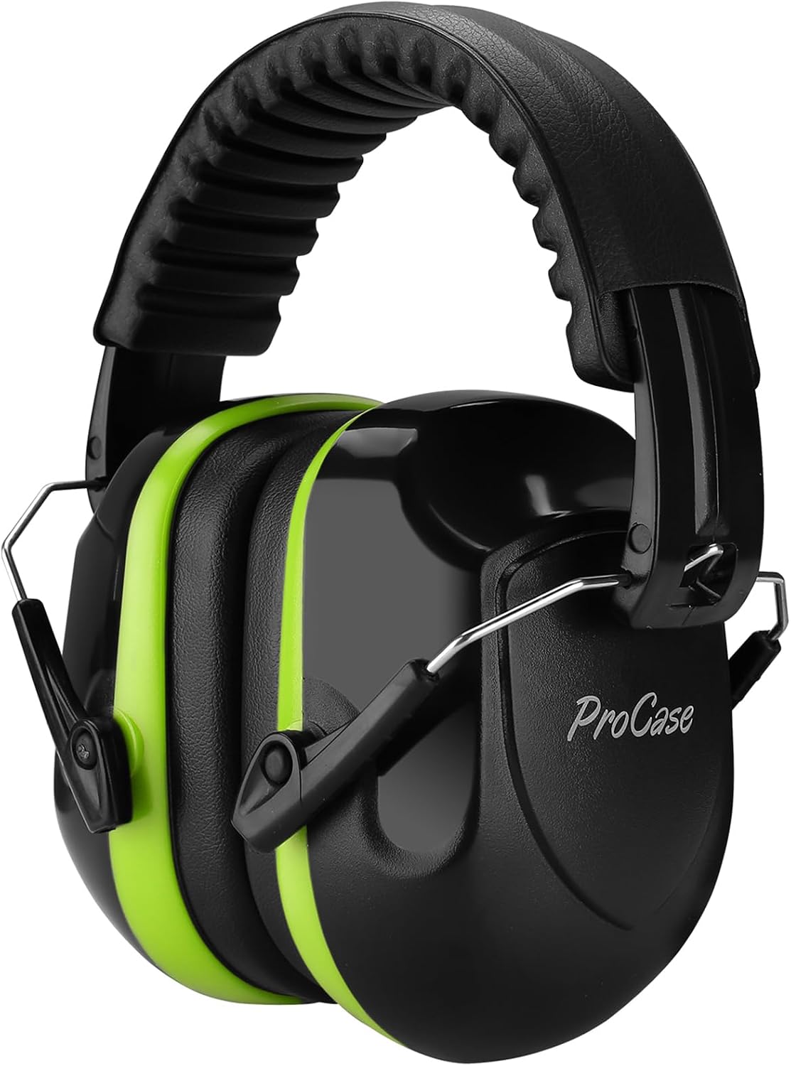 ProCase NRR 28dB Noise Reduction Ear Muffs, Foldable Adjustable Passive Noise Cancelling Headphones for Adults Kids Autism, Hearing Protection for Shooting, Construction, Mowing, Studying -Black - Colors A