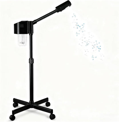 Professional Facial Steamer, Hot Mist Spray & Ozone, Face Steam Suitable for Home & Professional Salon SPA Barber，Moisturizing & Hydrating