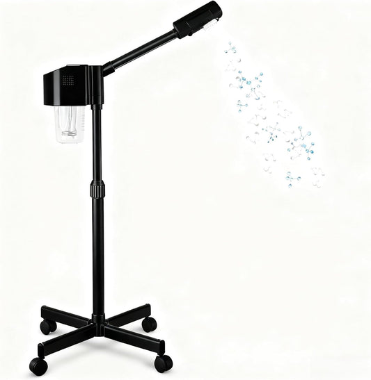 Professional Facial Steamer, Hot Mist Spray & Ozone, Face Steam Suitable for Home & Professional Salon SPA Barber，Moisturizing & Hydrating