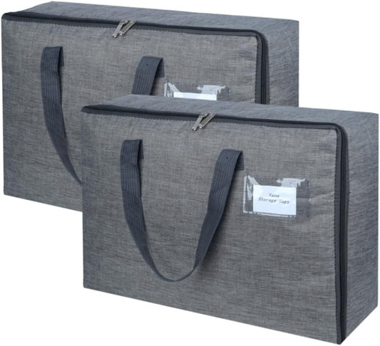 2 Pack Large Moisture-Proof Storage Moving Travel Bag Storage Container