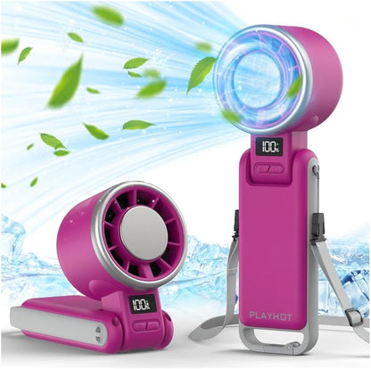 PlayHot Portable Handheld Cooling Fan, Travel Essentials, Gifts for Women